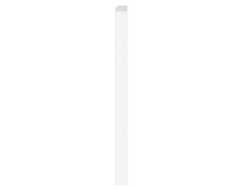 Perfil De Remate Derecha L-Line Blanco