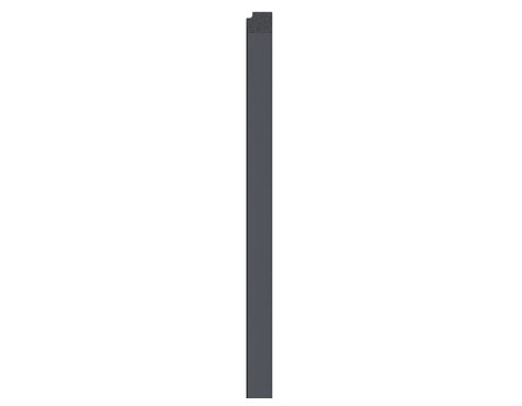 Perfil De Remate Derecha L-Line Antracita
