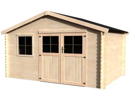 Caseta De Madera Natural Flodeal Agglo