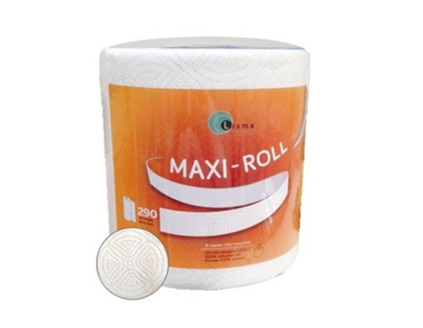 Rollo Papel Mulitiuso Maxiroll Doble Capa