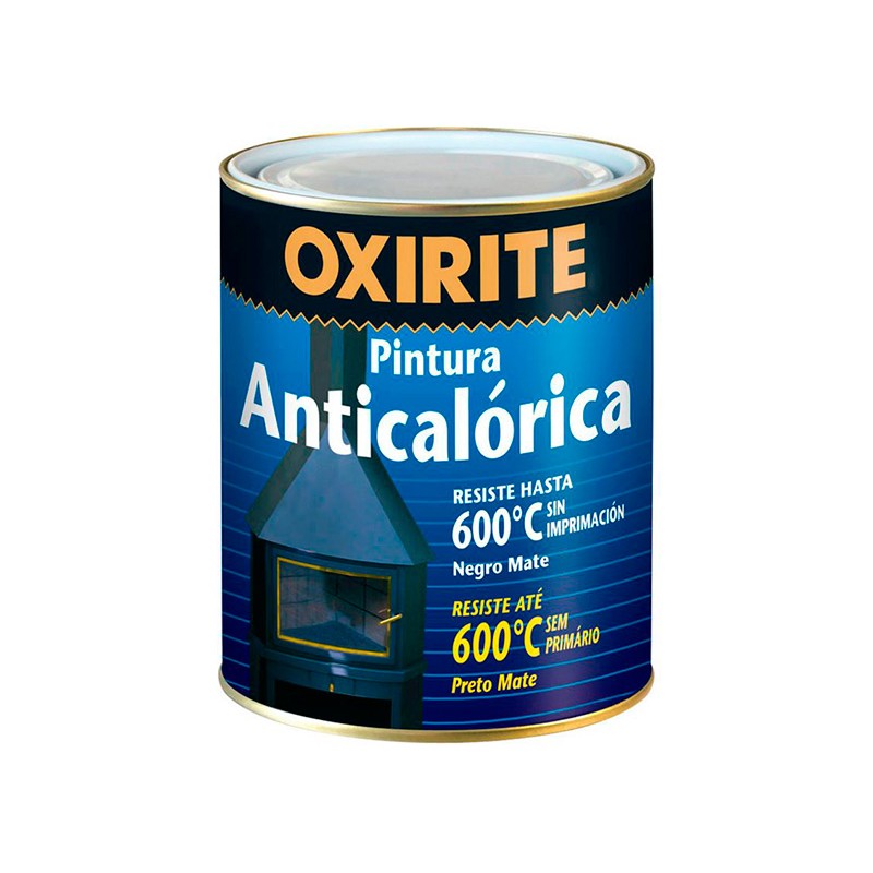 Pintura anticalórica Oxirite negro mate 375 ml