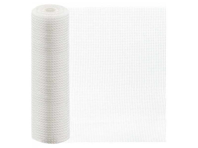 Malla plástica cuadrada blanca cuadrado de 5x5mm 1x3mt