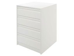 Cajonera Armario Montada Blanca 4 Cajones 600mm