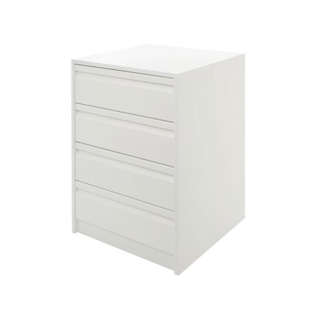 Cajonera Armario Montada Blanca 4 Cajones 600mm