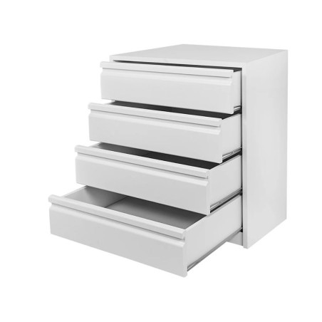 Cajonera Armario Montada Blanca 4 Cajones 600mm