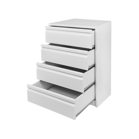 Cajonera Armario Montada Blanca 4 Cajones 700mm