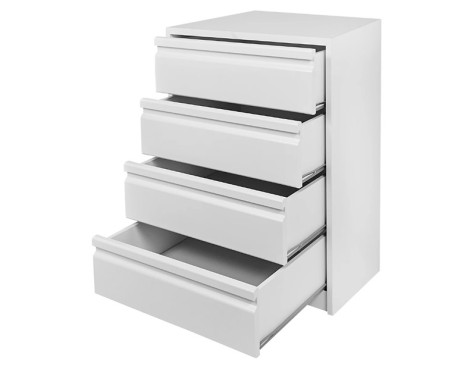 Cajonera Armario Montada Blanca 4 Cajones 700mm
