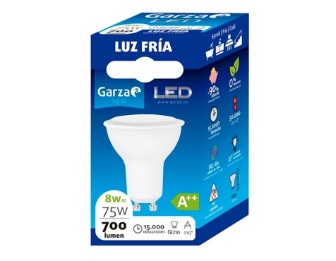 Bombeta Led gu10 Garza Llum Freda