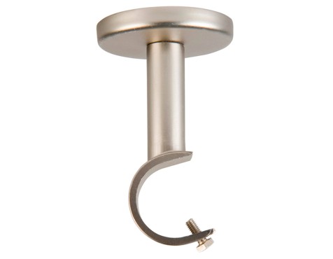 Soporte Techo Cortina Plata Eclectic