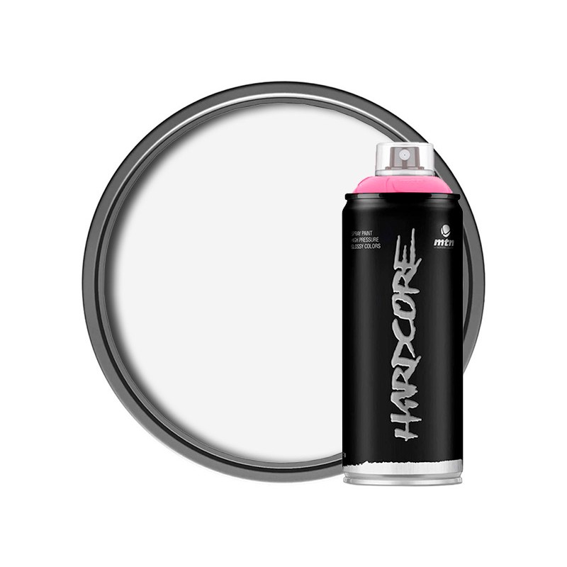 MTN Montana Colors Hardcore Spraydose – 400 Ml, Satin Schwarz – Hochpigmentierte Graffiti-Farbe Mit Hohem Druck & Schneller Trocknung
