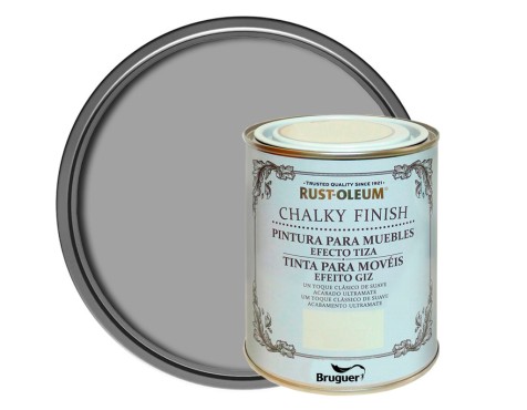 Pintura A La Tiza Para Muebles Gris Invernal