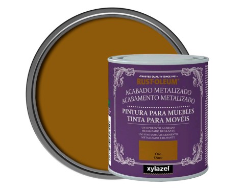 Pintura Al Guix Per A Mobles Metal·Litzat Or