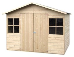 Caseta De Madera Natural Lodum