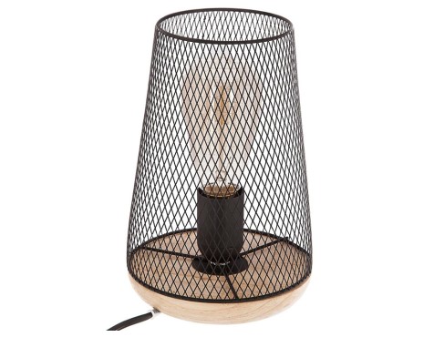 Lámpara De Mesa Zely Negro