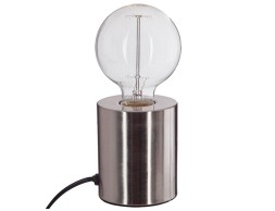 Llum De Taula Metàl·Lic Tub Plata