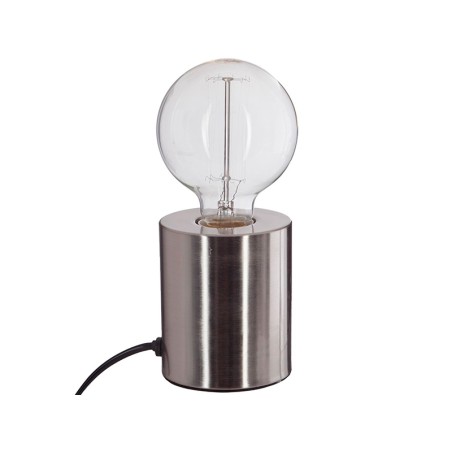 Llum De Taula Metàl·Lic Tub Plata