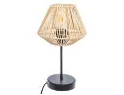  Lámpara De Mesa Jily Natural Hierro Y Papel