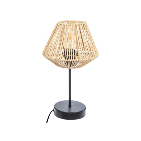  Lámpara De Mesa Jily Natural Hierro Y Papel