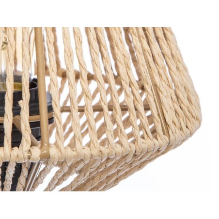  Lámpara De Mesa Jily Natural Hierro Y Papel