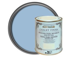 Pintura Efecte Guix Per Mobles Blau Cel