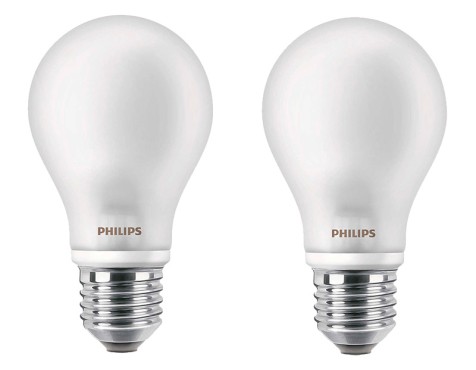 Bombilla Led Estándar Philips Luz Cálida 2un