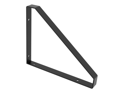 Escuadra Triangular Industrial Negro
