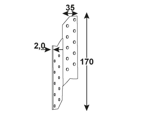 Ángulo Conector Izquierdo