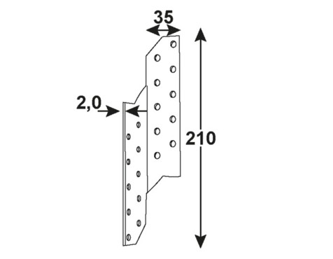 Ángulo Conector Izquierdo