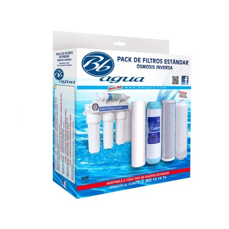 Pack 4 Recambios Filtros Osmosis