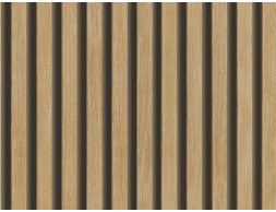 Papel Pintado Listones Madera Marrón