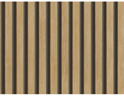 Papel Pintado Listones Madera Marrón