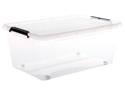 Caixa De Plàstic Transparent Clip N Box 40lt