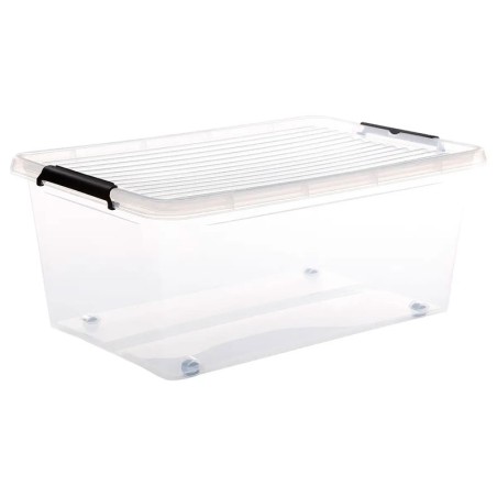 Caixa De Plàstic Transparent Clip N Box 40lt