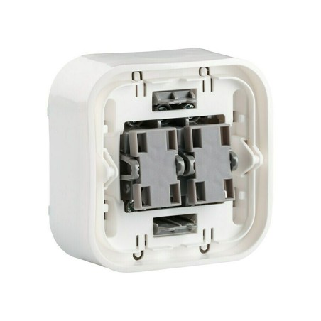 Interruptor Commutador Doble Legrand Forix Blanc