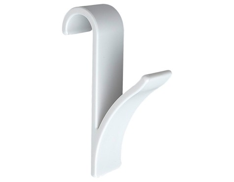Perchero Baño Blanco (2un)