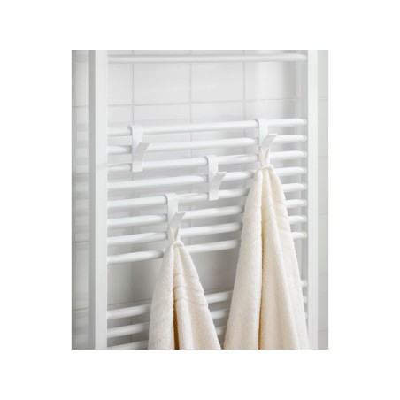 Perchero Baño Blanco (2un)
