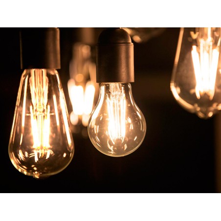 Bombilla Led Estándar Filamento Philips Cálida 2un