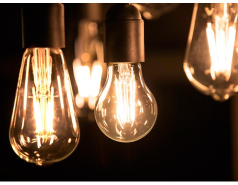 Bombilla Led Estándar Filamento Philips Cálida 2un