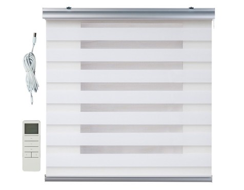 Estor Motoritzat Platinum Nit&Dia Blanc