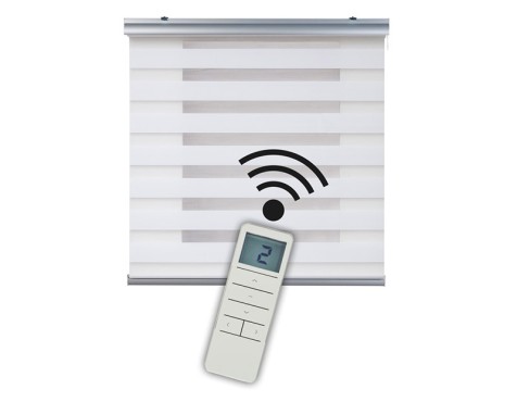 Estor Motoritzat Platinum Nit&Dia Blanc