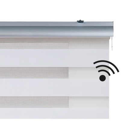 Estor Motoritzat Platinum Nit&Dia Blanc