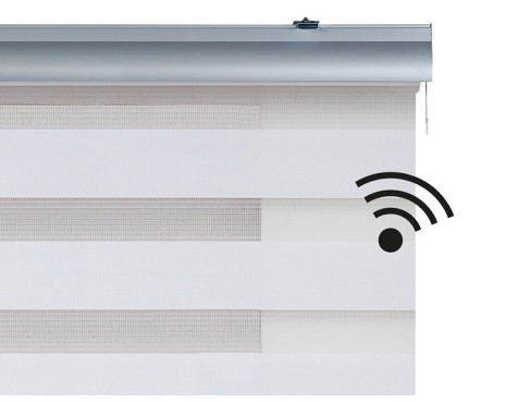 Estor Motoritzat Platinum Nit&Dia Blanc