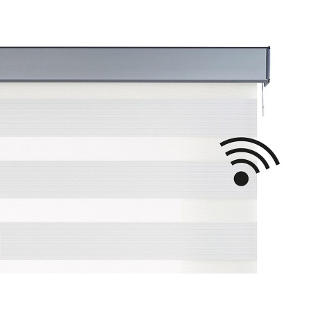 Estor Motoritzat Square Platinum Nit&Dia Blanc