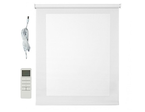 Estor Motorizado Screen Blanco
