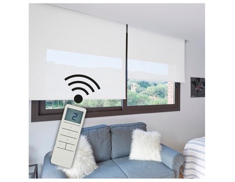Estor Motorizado Screen Blanco