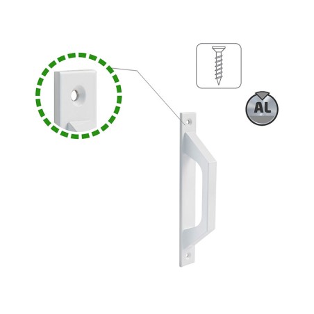 Tirador Porta Amig 3040 Alumini