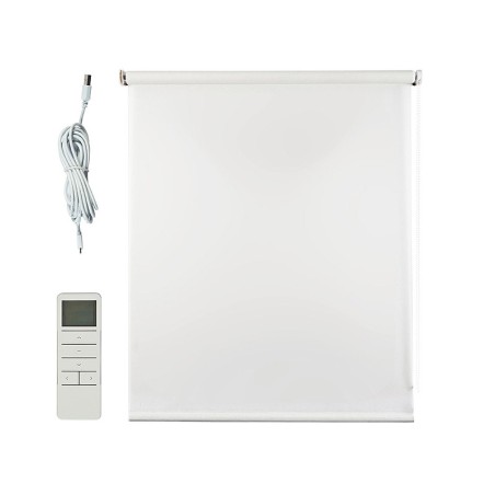 Estor Motoritzat Soft Translúcid Blanc