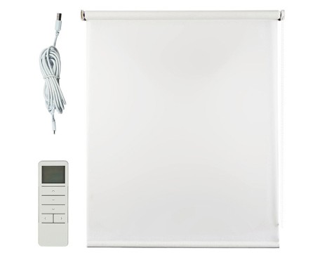 Estor Motoritzat Soft Translúcid Blanc