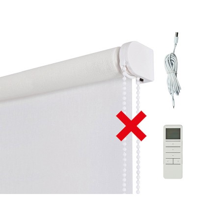 Estor Motoritzat Soft Translúcid Blanc