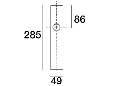 MANETA PLACA EQ-206